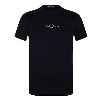 тениска,мъжки,тениски,fred,perry,embroidered,logo,t,shirt,black,102