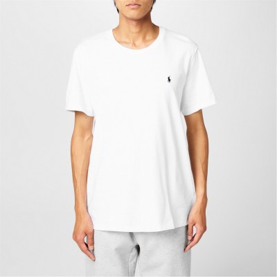 тениска,мъжки,летни,облекла,ralph,lauren,embroidered,logo,t,shirt,white,navy
