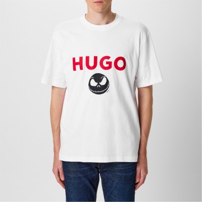 тениска,мъжки,тениски,hugo,x,disney's,the,nightmare,before,christmas,logo,t,shirt,white,100