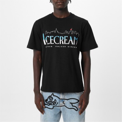 тениска,облекла,на,разпродажба,мъжки,тениски,icecream,cityscape,t,shirt,black