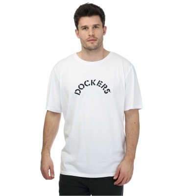 тениска,облекла,на,разпродажба,мъжки,тениски,dockers,graphic,logo,t,shirt,lucent,white