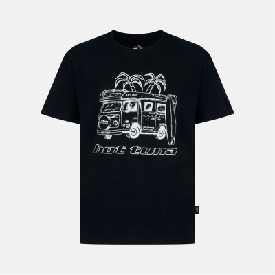 мъжка,тениска,мъжки,тениски,мъжки,горнища,размер+,hot,tuna,crew,t,shirt,mens,black,van
