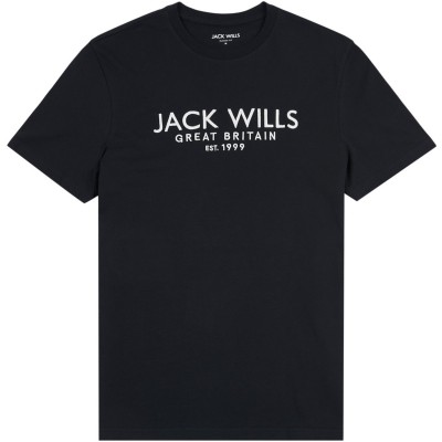 тениска,мъжки,тениски,jack,wills,carnaby,t,shirt,black