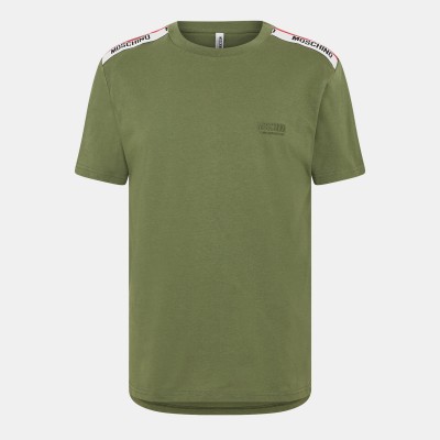 тениска,мъжки,тениски,moschino,tape,t,shirt,green