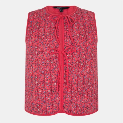 яке,дамски,якета,и,палта,nobodys,child,women's,floral,quilted,short,puffer,jacket,red