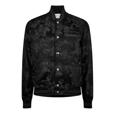 яке,облекла,на,разпродажба,мъжки,якета,off,white,men's,off,white,fresco,souvenir,renaissance,viscose,long,sleeve,varsity,jacket,black