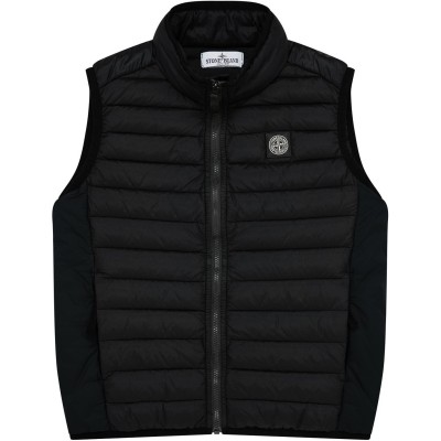 юношески,елек,детски,облекла,stone,island,junior,loom,gilet,nero,v0029