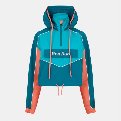 дамски,якета,и,палта,red,run,women's,cropped,hooded,long,sleeve,windbreaker,earth,green