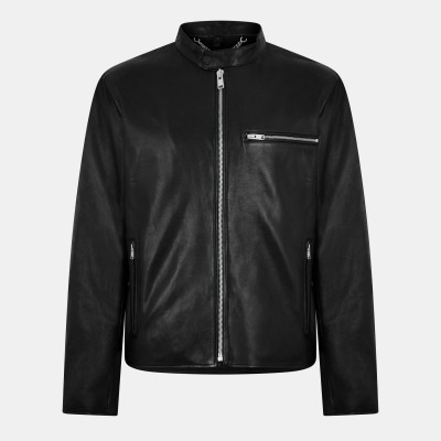 яке,belstaff,men,s,track,racer,leather,tailored,fit,jacket,black