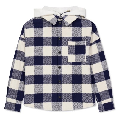 юношески,суичър,детски,облекла,palm,angels,check,overshirt,hoodie,juniors,blue,white