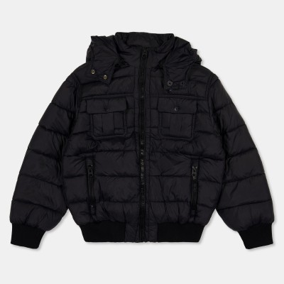 яке,g,star,kids,insulated,short,puffer,jacket,black
