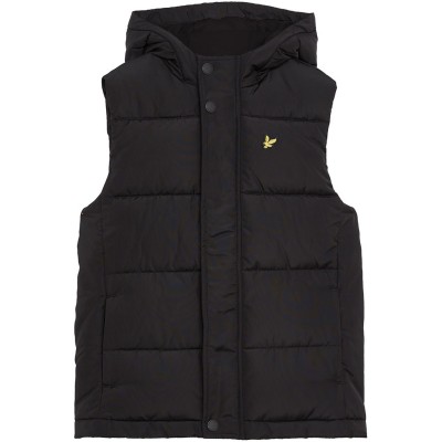 юношески,елек,детски,облекла,lyle,and,scott,quilted,gilet,juniors,black,z865