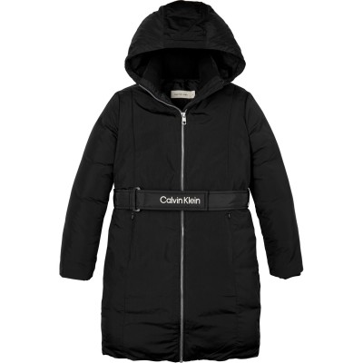 яке,промоция,на,зимни,облекла,детски,3/4,панталони,calvin,klein,jeans,kids',insulated,long,puffer,jacket,ck,black