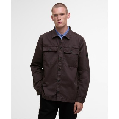 риза,с,дълъг,ръкав,облекла,на,разпродажба,мъжки,якета,barbour,international,men's,arlo,cotton,long,sleeve,overshirt,java,red,re92
