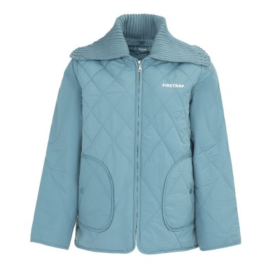 дамско,яке,промоция,на,зимни,облекла,дамски,жилетки,firetrap,quilted,womens,jacket,blue