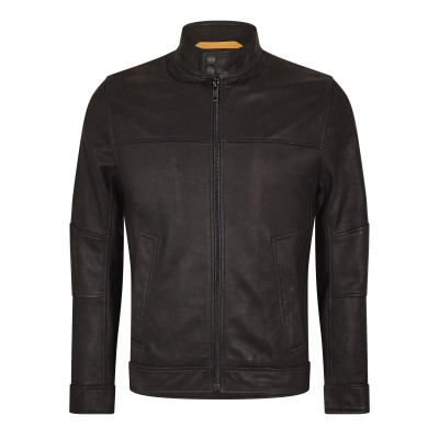 яке,boss,men,s,josep11,leather,jacket,black