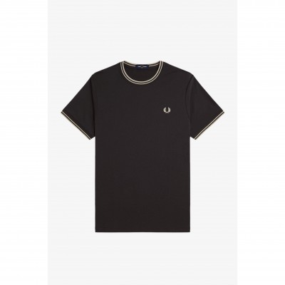 тениска,мъжки,тениски,fred,perry,twin,tipped,t,shirt,anchor,grey,v56