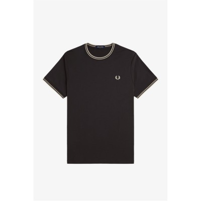 тениска,облекла,на,разпродажба,мъжки,тениски,fred,perry,twin,tipped,t,shirt,anchor,grey,v56