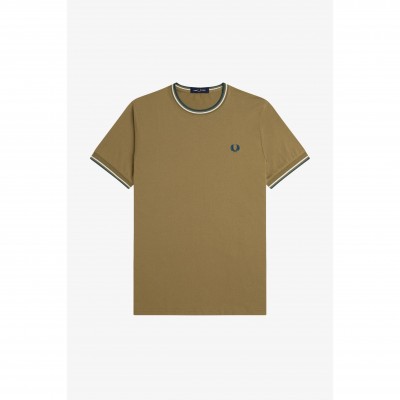 тениска,мъжки,тениски,fred,perry,twin,tipped,t,shirt,shadedstone,z60