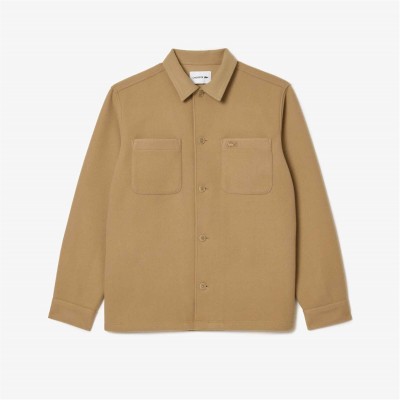 облекла,на,разпродажба,мъжки,якета,lacoste,wool,overshirt,beige,02s