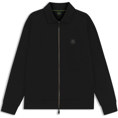 мъжки,якета,boss,logo,overshirt,black