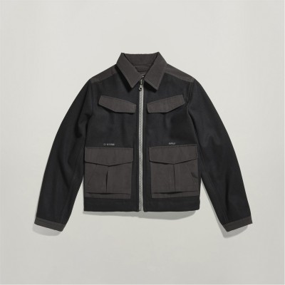яке,облекла,на,разпродажба,мъжки,якета,g,star,short,wool,jacket,dk,black