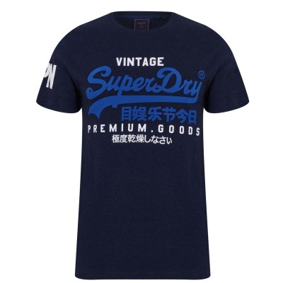 тениска,облекла,на,разпродажба,мъжки,тениски,superdry,vintage,logo,t,shirt,navy,grit,4ay