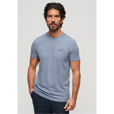 тениска,мъжки,тениски,superdry,small,chest,logo,t,shirt,bay,blue,marl