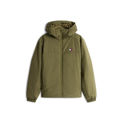 мъжки,якета,tommy,jeans,tj,padded,hood,jckt,sn61,dark,greenery