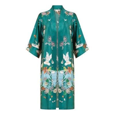 дамски,якета,и,палта,yumi,yumi,green,satin,crane,border,kimono,green