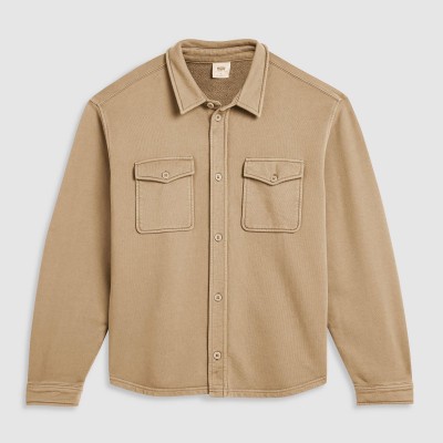 levis,men,s,bayview,soft,worker,cotton,long,sleeve,overshirt,harvest,gold