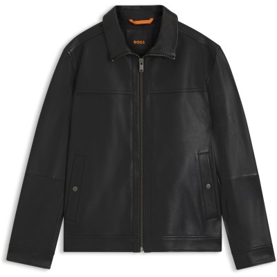 яке,облекла,на,разпродажба,мъжки,якета,boss,leather,jacket,black,001
