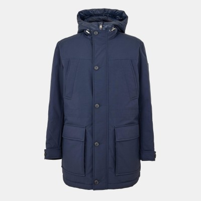 анорак,мъжки,якета,boss,men,s,h,detoni,hooded,long,sleeve,button,parka,dark,blue,404