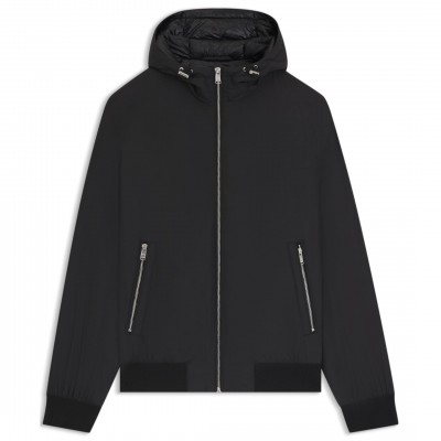 яке,мъжки,якета,boss,men,s,hooded,full,zip,hybrid,jacket,black,001