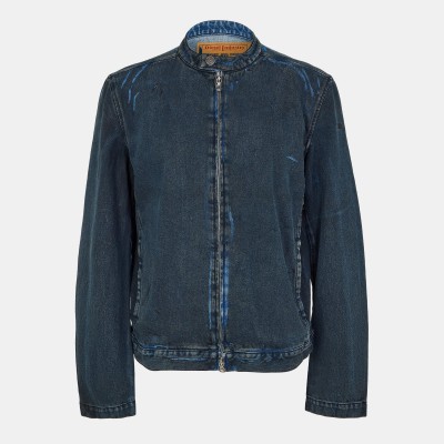яке,мъжки,якета,diesel,men,s,aviation,inspired,ribbed,zip,bomber,jacket,blue,denim