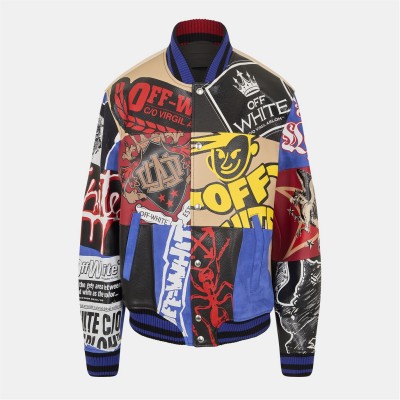 яке,мъжки,якета,off,white,men's,patch,varsity,jacket,multi
