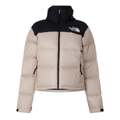 дамско,яке,дамски,якета,и,палта,the,north,face,womens,1996,retro,nuptse,water,resistant,goose,down,short,puffer,jacket,taupe,black