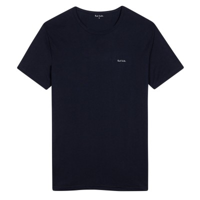 тениска,мъжки,тениски,paul,smith,mens,regular,fit,chest,logo,t,shirt,navy,47