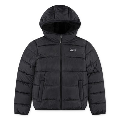 яке,детски,3/4,панталони,levis,kids',insulated,short,puffer,jacket,black,023