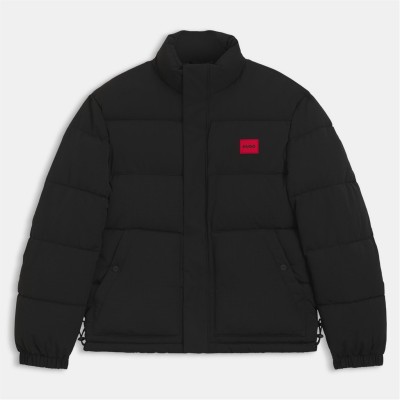 яке,облекла,на,разпродажба,мъжки,якета,hugo,men's,red,short,puffer,jacket,black,001