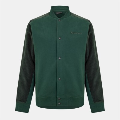 облекла,на,разпродажба,мъжки,якета,ps,paul,smith,ps,cord,bomber,sn54,green,38