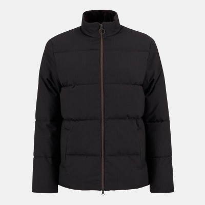яке,мъжки,якета,barbour,men,s,northwood,quilted,long,sleeve,medium,puffer,jacket,dark,oak