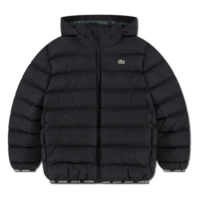 яке,детски,3/4,панталони,lacoste,kids',insulated,water,repellent,short,puffer,jacket,black,k96