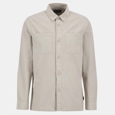 риза,с,дълъг,ръкав,мъжки,якета,мъжки,ежедневни,облекла,barbour,men,s,rickfell,ripstop,cotton,long,sleeve,overshirt,mist