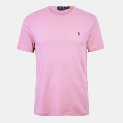 тениска,облекла,на,разпродажба,мъжки,тениски,polo,ralph,lauren,men's,regular,fit,pima,t,shirt,carmel,pink