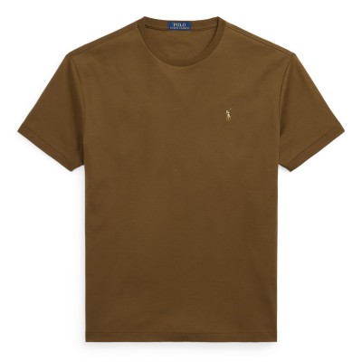 тениска,мъжки,тениски,polo,ralph,lauren,men,s,regular,fit,pima,t,shirt,nature,brown