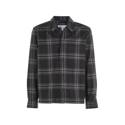 мъжки,якета,calvin,klein,twill,graphic,check,overshirt,ck,black