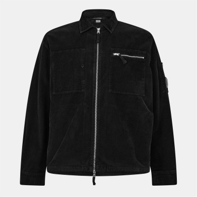облекла,на,разпродажба,мъжки,якета,cp,company,cord,overshirt,black,999