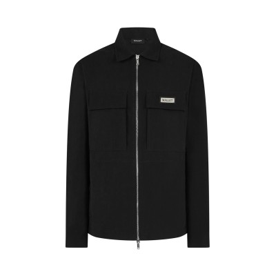 облекла,на,разпродажба,мъжки,якета,mallet,mallet,ripstop,zip,up,overshirt,black