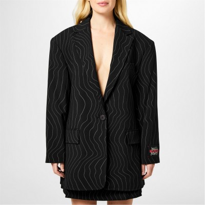 яке,дамски,якета,и,палта,hugo,x,bella,poarch,oversized,fit,pinstripe,jacket,open,misc